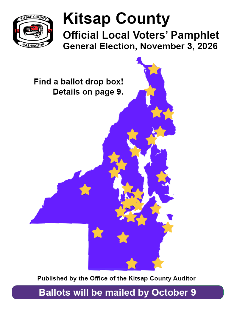 Kitsap County official 2026 General Election voters’ pamphlet cover